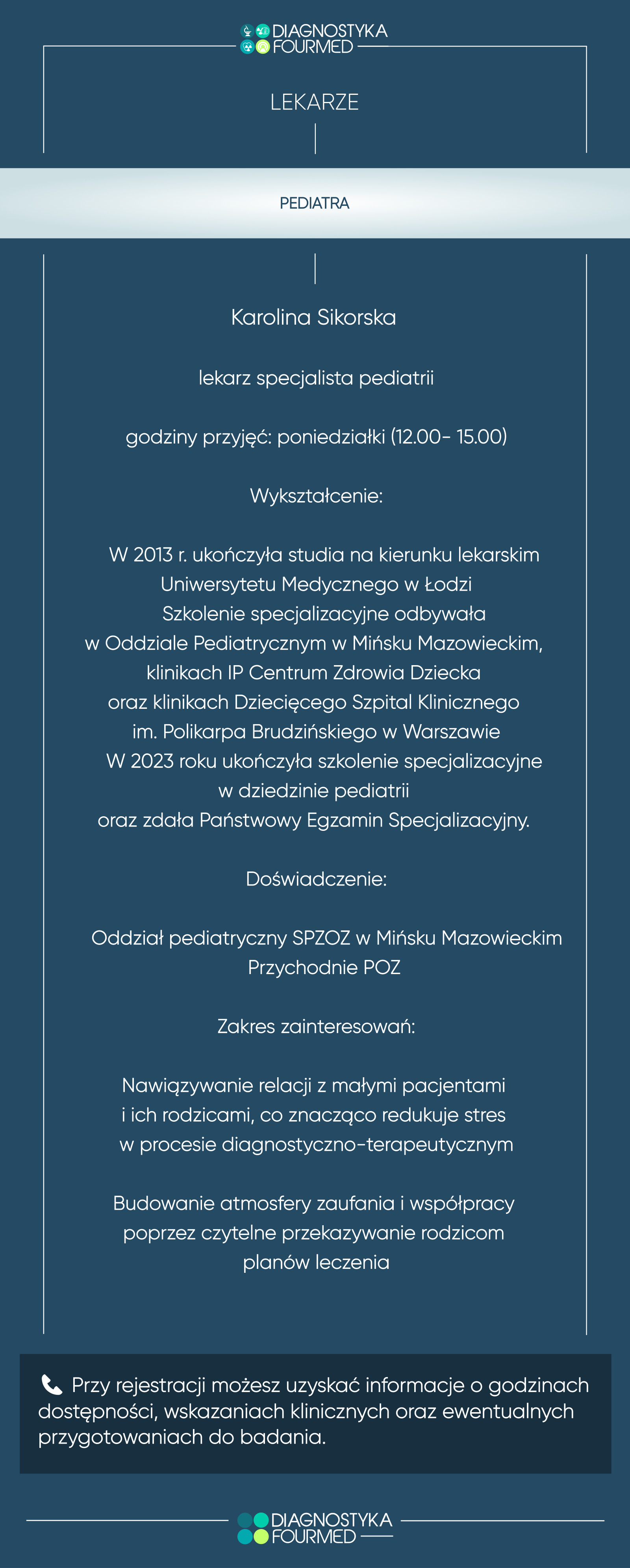 Lekarze Diagnostyka Fourmed